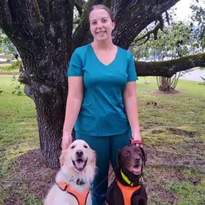 Nicole Murphy, veterinary team member at Indian Creek Veterinary Hospital