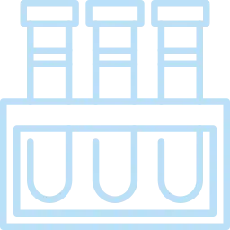 Reference laboratory icon for external veterinary diagnostic testing services