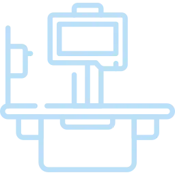 X-ray icon representing diagnostic imaging services for pets and animals
